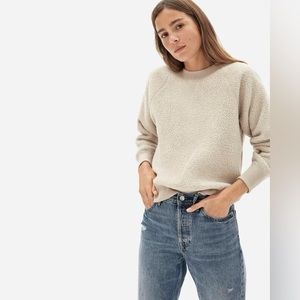 Everlane The ReNew Fleece Raglan Sweatshirt Medium
